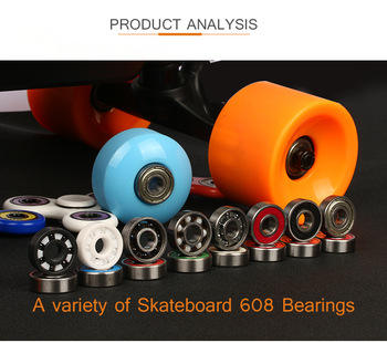 skateboard 7 6 5 balls hybrid ceramic ball bearing 608