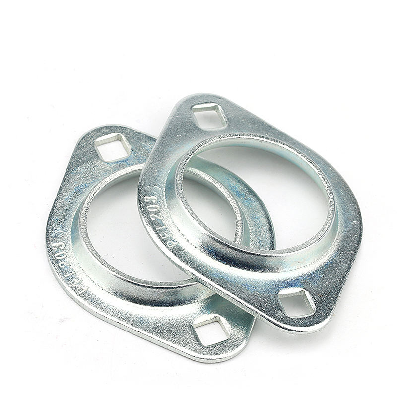 Round flange pressed steel housing PFL206 chrome steel bearing SB206 pillow block bearing SBPFL206