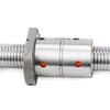 40mm diameter cold rolled ball screw C7 SFU4005 double nut DFU4005