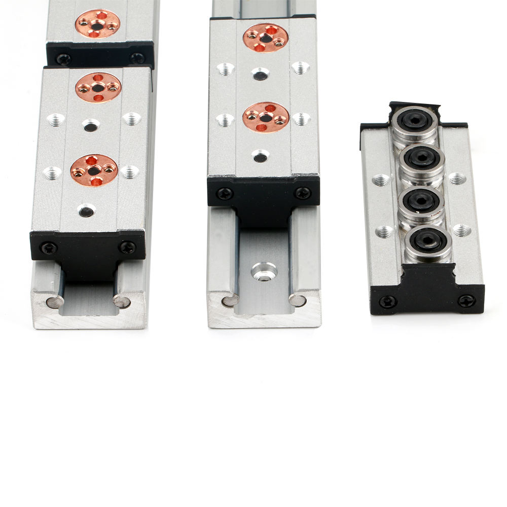 Built in 10mm double axis linear guide rail tracker roller slide aluminum profile SGR25 SGB25