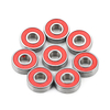 608rs bon china red ceramic good skateboard bearings 7 balls for skate