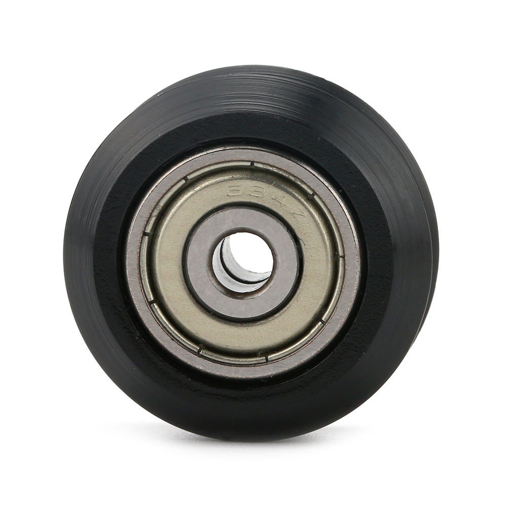bore 4mm 5mm 6mm 8mm 9mm 10mm V W groove 3D printer driven wheel 2020 profile rail double row plastic covered pulley roller BW25