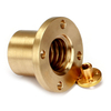 big diameter 60mm T60 trapezoidal lead screw Tr60*8 flanged brass nut