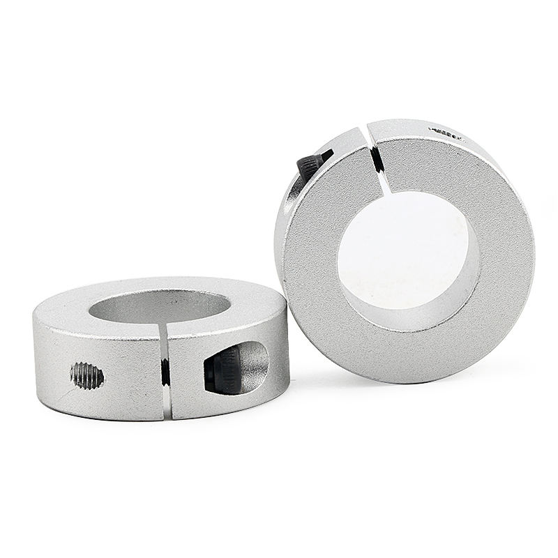 Aluminum open type optical axis clamping ring clamp shaft sleeve fixing ring 25*45*12mm SCS25