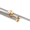 Tr12 Tr12x12 trapezoidal lead screw 12mm diameter 12mm lead with brass nut