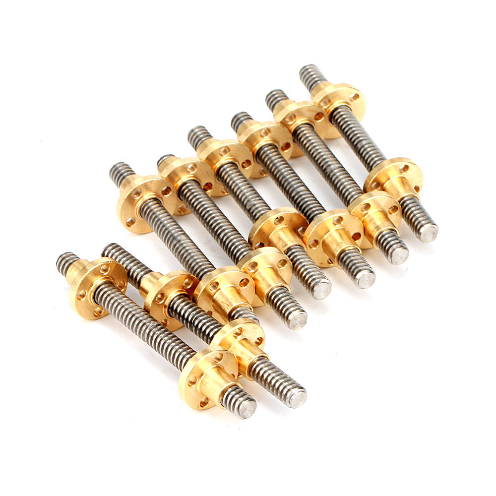 Tr12x3 12mm diameter left and right hand Trapezoidal Thread Lead Screw 3mm pitch