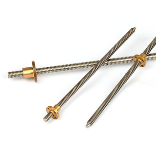 Tr5x2 stainless steel 5mm threaded trapezoidal lead screw Tr5