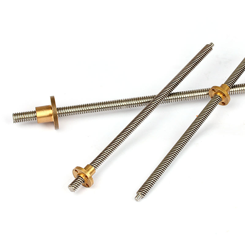 Tr5x2 stainless steel 5mm threaded trapezoidal lead screw Tr5