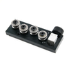 SGR10N Double axis linear guide rail black locking slider with round handle 4 wheels block SGB10N-4