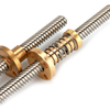 Tr8*8 trapezoidal lead screw 1500mm with anti-backlash brass nut
