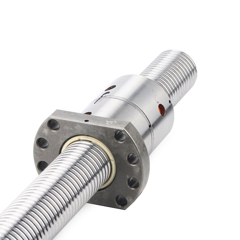 40mm diameter cold rolled ball screw C7 SFU4005 double nut DFU4005