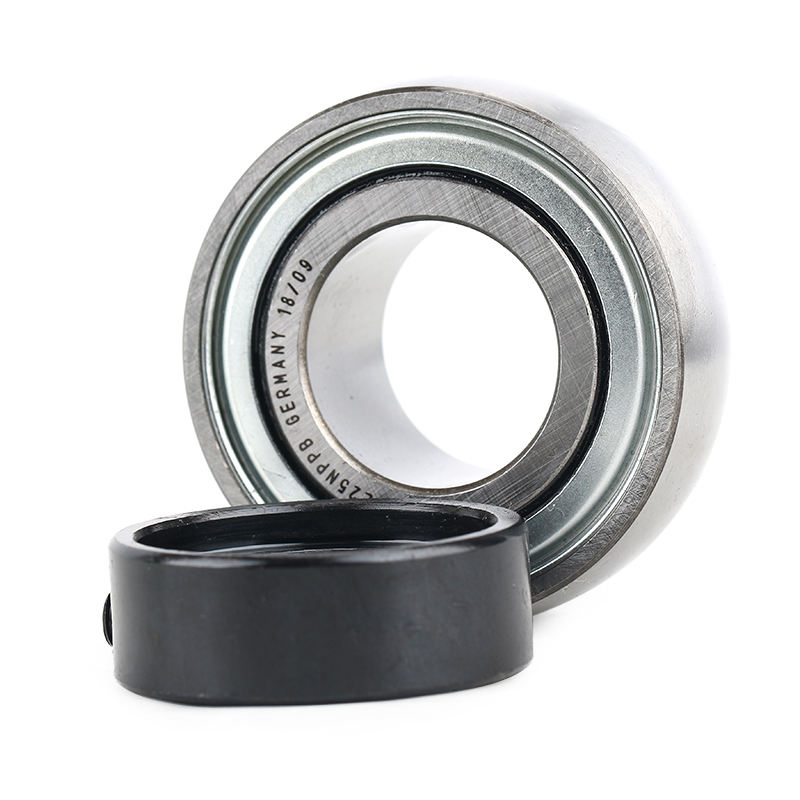 Grease lubrication insert ball bearing with eccentric sleeve 25*52*31mm RAE25NPPB