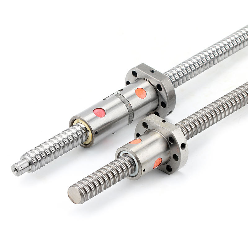 25mm Double Nut Ball Lead Screw DFU2505 DFU2510 with Left and Right Thread Manufacturing Plant,cnc Machine/3d Printer Bearing