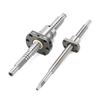 8mm Diameter 1mm Lead 150mm Length with Standard End Machining and Nut Miniature Ball Screw SFK0801 Ball Screw+nut Single Nut