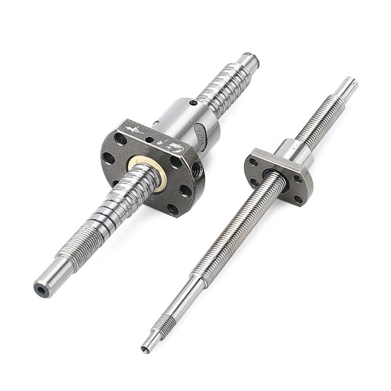 8mm Diameter 1mm Lead 150mm Length with Standard End Machining and Nut Miniature Ball Screw SFK0801 Ball Screw+nut Single Nut