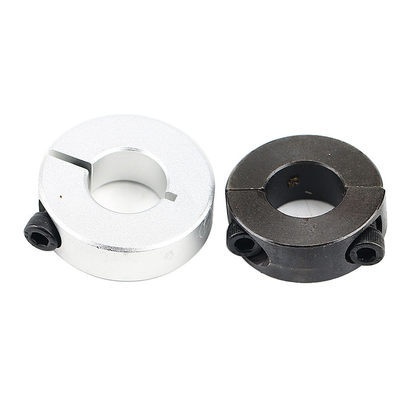 Split optical shaft retaining ring carbon steel blackened fixed collar 20*40*12mm SCSP20