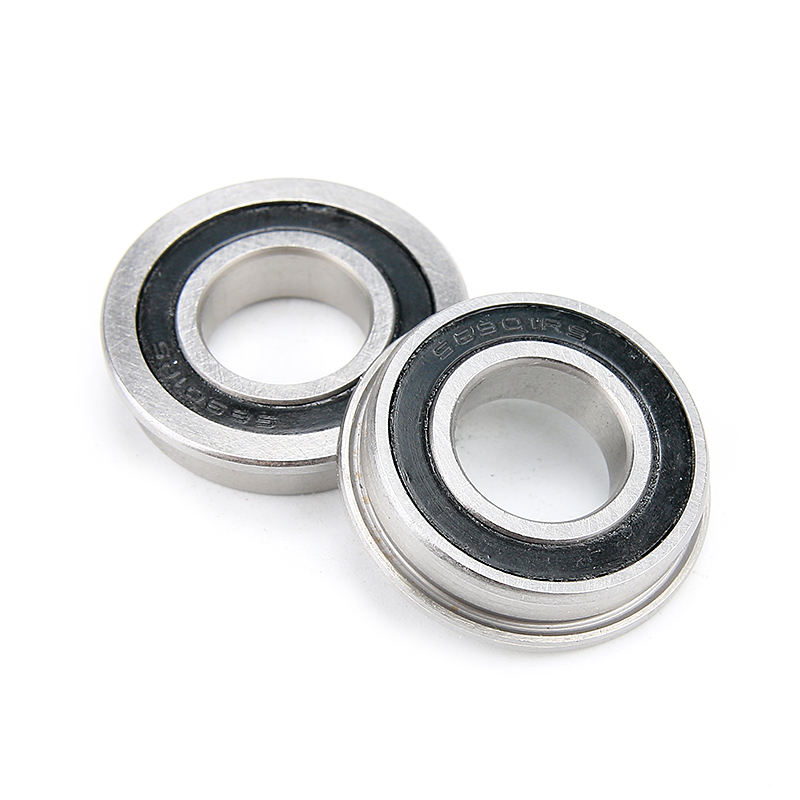 Stainless steel flange ball bearing SF6901 2RS