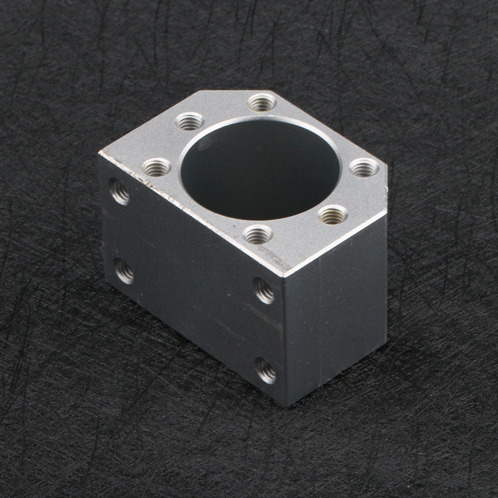 Ball Screw Ballscrews Nut Housing Aluminum Alloy Steel Rolled Thread DSG 12 16 20 25 32 40 H 1.5 Years Silver/black YWS OEM