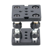 For 3D printer parts 2040 V slot aluminum mini five wheel plate pom pulley with bearings set