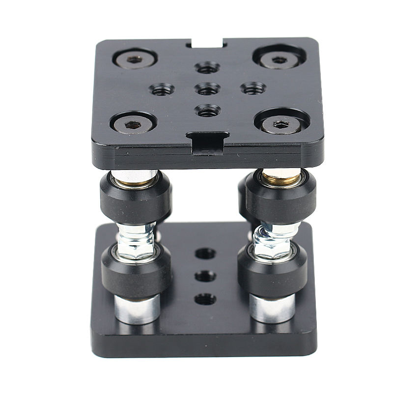 For 3D printer parts 2040 V slot aluminum mini five wheel plate pom pulley with bearings set