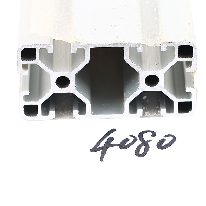 Silver color anodized aluminum profile European standard industrial aluminum profile 4040 4080 40120