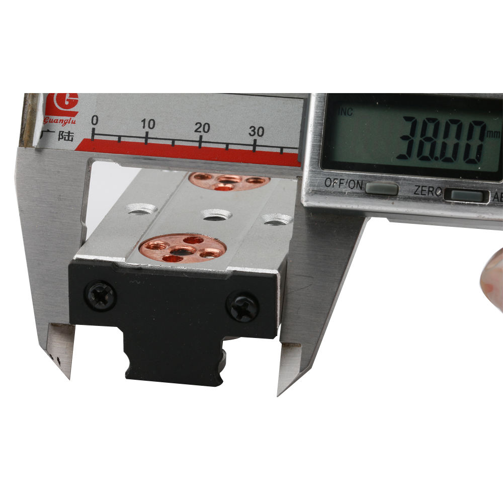 38mm width Built in double axis linear guide rail tracker roller slide woodworking machinery CNC aluminum profile SGR15N SGB15N