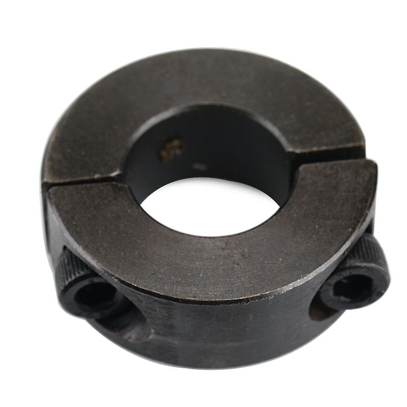 Split optical shaft retaining ring carbon steel blackened fixed collar 20*40*12mm SCSP20