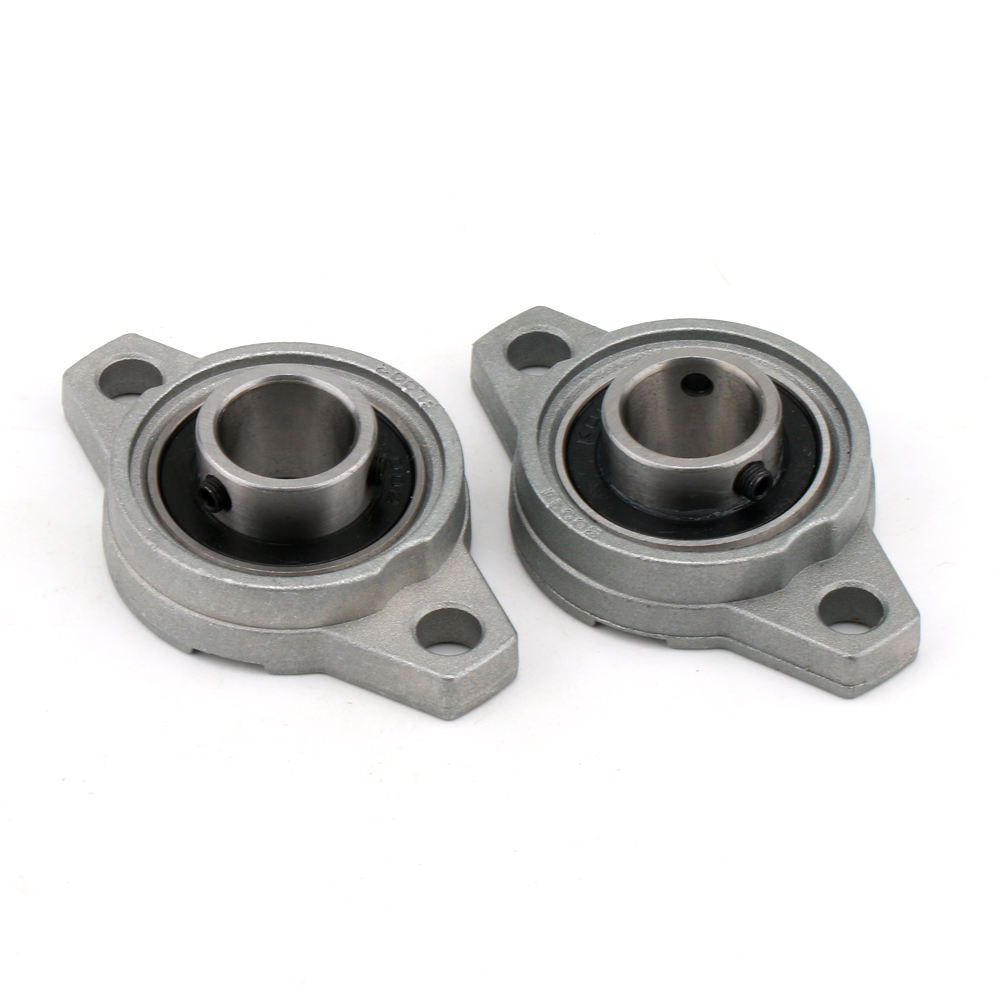 15mm Mounted Unit Bearing 2 Bolt Flange Housing Pillow Block Bearing KFL002