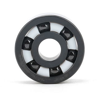 Full ceramic ball bearing Si3N4 balls PTFE cage open type 6301 ball bearing