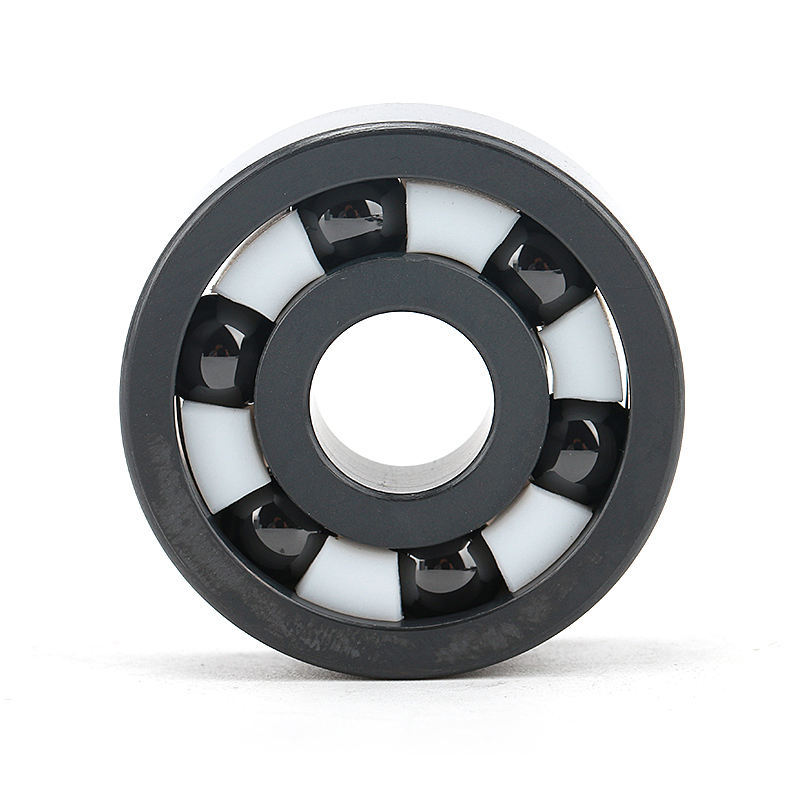 Full ceramic ball bearing Si3N4 balls PTFE cage open type 6301 ball bearing