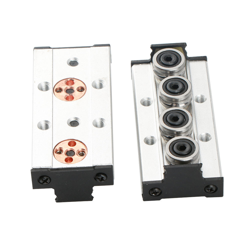 Dual-shaft Linear Guide Rail SGR20 3 4 5 wheels linear bearing SGB20-3 SGB20-4 SGB20-5UU