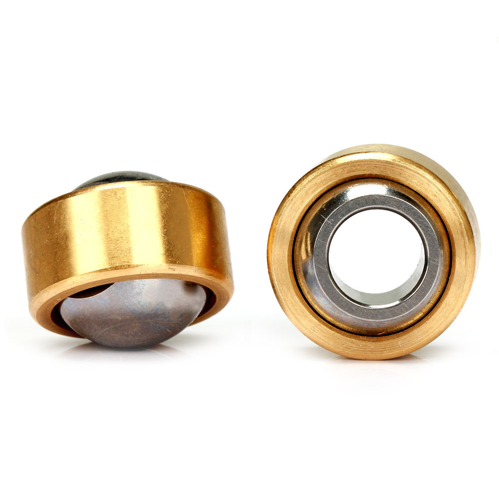 Brass outer ring radial joint bearing GEBJ10