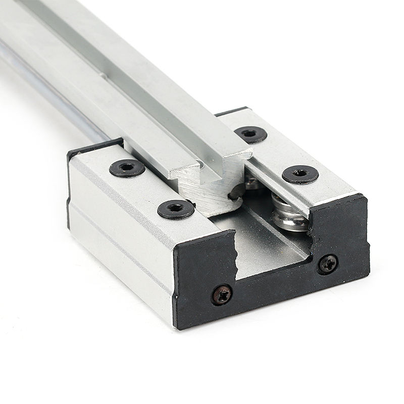 Customized length Silver Black double rod dual-axis linear guide track bearing LGB6-60L-4UU LGB6 100L-4UU 100L-6UU Wheel LGD6