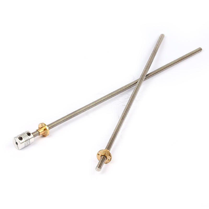 Tr5x2 stainless steel 5mm threaded trapezoidal lead screw Tr5
