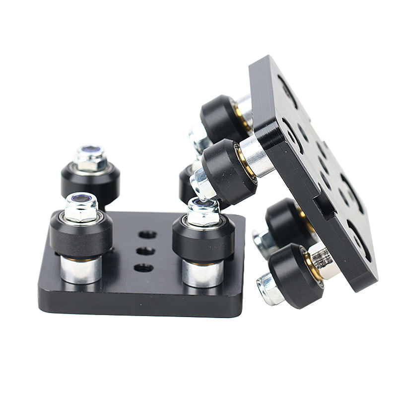 European standard 2040 aluminum profile pulley V Slot mini five wheels disc