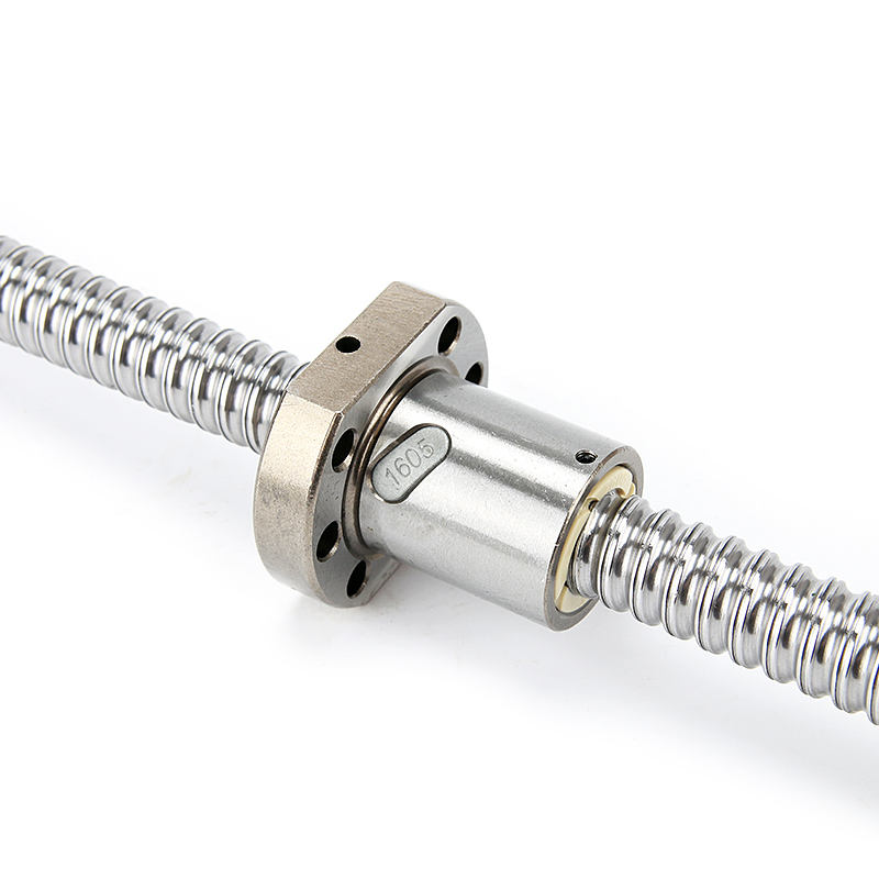 C7 grade Rolling ball screw end machining single nut double nut ballscrews SFU1605 SFU1610 DFU1605