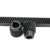 High grade good quality CNC M1 10*10*1000mm helical and straight gear rack and pinion