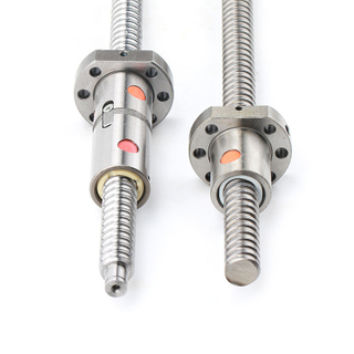 Good quality cold rolling ball screw customized length SFU3210 double nut DFU3210