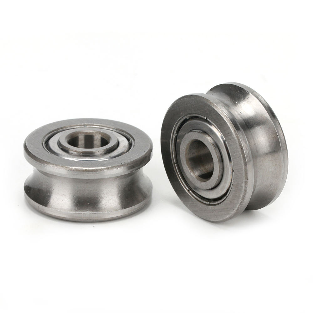 Rail wheel U-groove roller Guide roller Bearings LFR5204-16