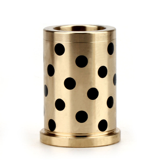 Self lubricating flanged sleeve oil-free guide sleeve graphite copper sleeve 15*21*10/28*3mm