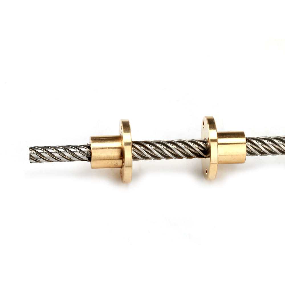 3mm 4mm 8mm pitch lead T16 Tr16 16mm diameter trapezoidal thread lead screw