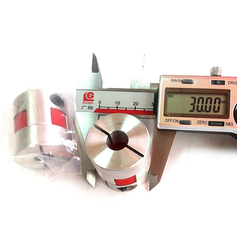 OD30mm L35MM red Polyurethane Flexible plum keyway shaft coupling coupler 6mm 6.35mm 8mm 10mm 12mm 12.7mm 14mm 15mm 16mm