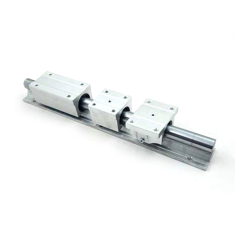 Cylindrical aluminum bracket linear guide rail optical axis slide rail slider SBR20UU SBR25UU SBR30UU SBR35UU SBR40UU