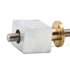 3D Printer Trapezoidal Lead Screw Nut Conversion Seat Nut Housing Tr10*2 Square Aluminum Rolled Thread 10mm 3-5 Days Provided