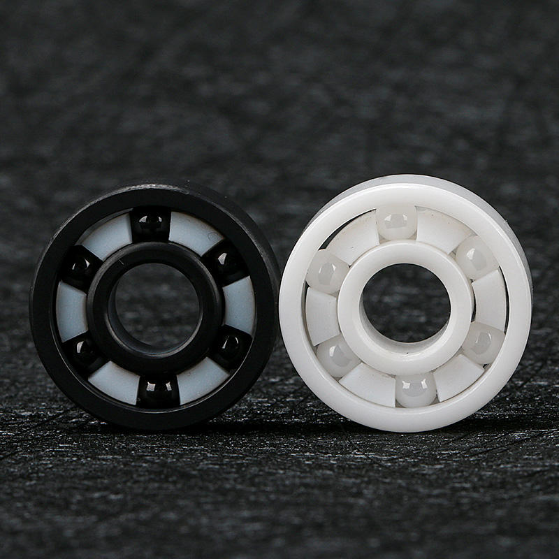 high speed non-magnetic smooth insulation ZrO2 /Si3N4 full ceramic ball bearing 608