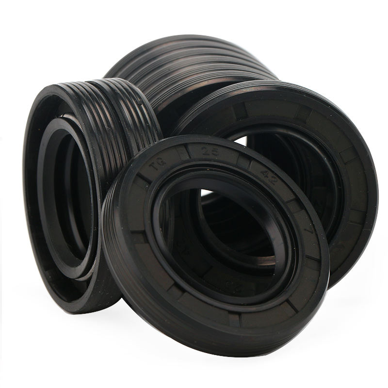 double lips FKM black NBR Rubber skeleton oil seals TC 23X40X6 24x30x5 25x32x4 25x32x7 25X35X7 25X37X8 25X40X7 25X42X7 25X47X7