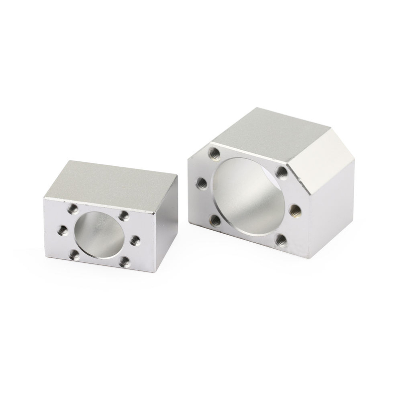 Ball Screw Ballscrews Nut Housing Aluminum Alloy Steel Rolled Thread DSG 12 16 20 25 32 40 H 1.5 Years Silver/black YWS OEM