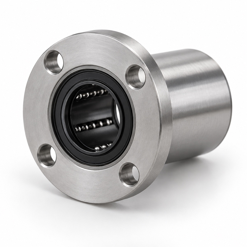 LMF12UU 12mm Round Flange Linear Bearing – Bolt-On Bushing for CNC Machines