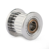 GT2 20 teeth timing belt pulley with two bearing 10mm width 3 4 5 6 mm bore size