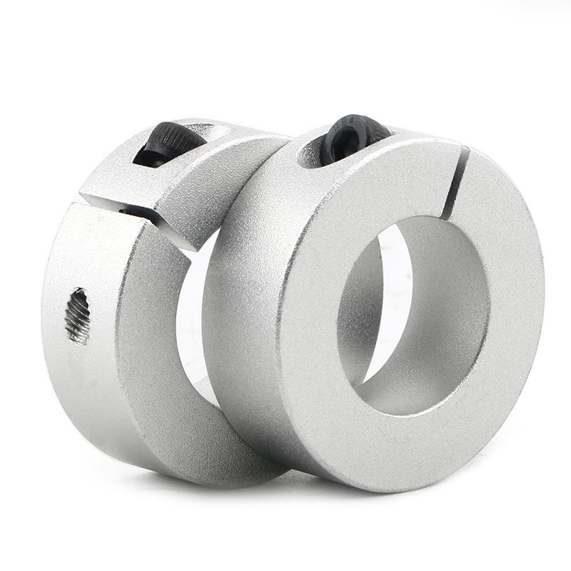 Aluminum open type optical axis clamping ring clamp shaft sleeve fixing ring 25*45*12mm SCS25